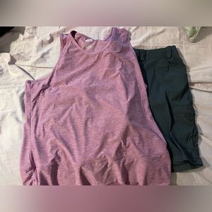 Duluth Brand dry on fly Short & tank set.  Gray Short 20W & Armachillo tank 2XL